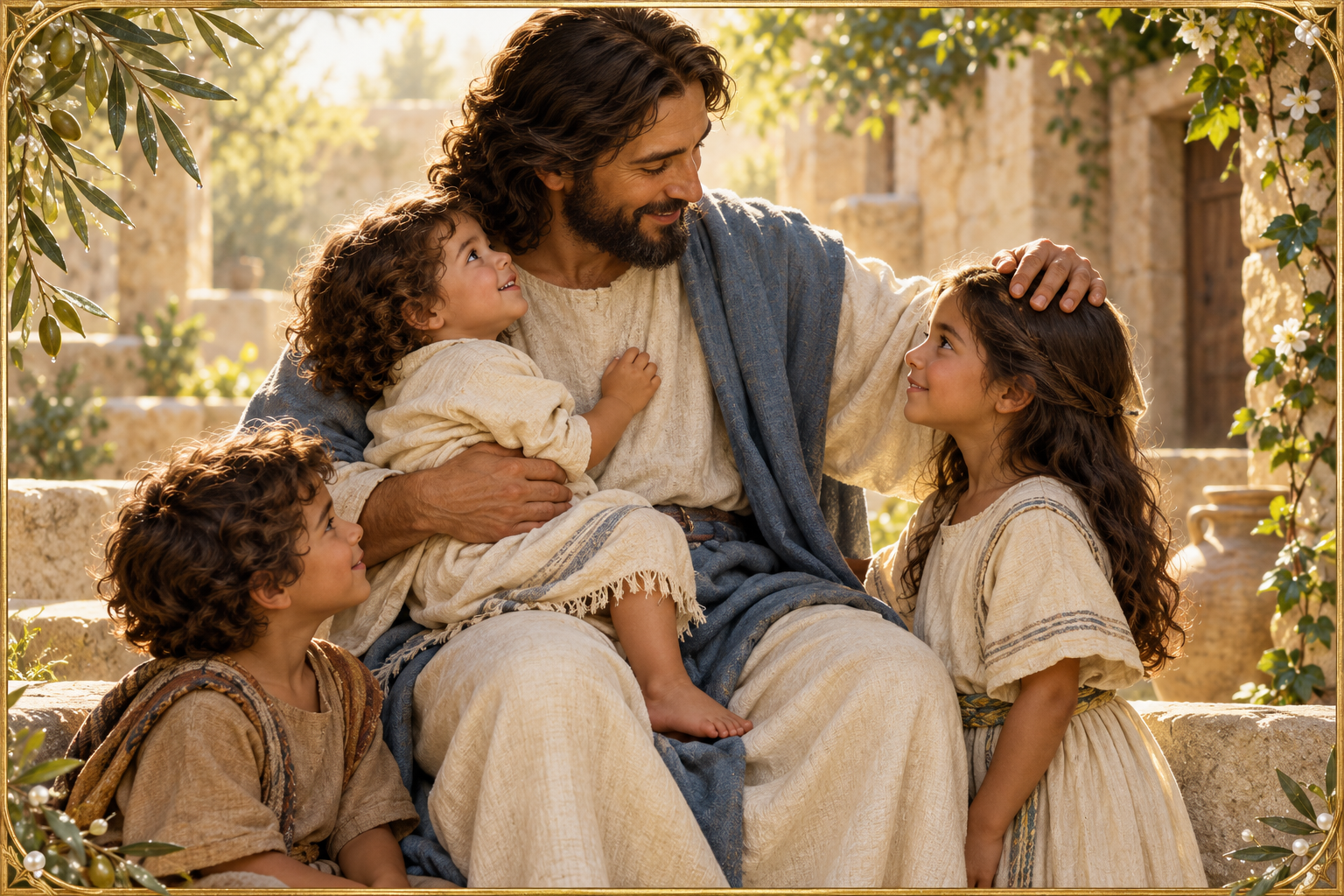 He Blessed Them