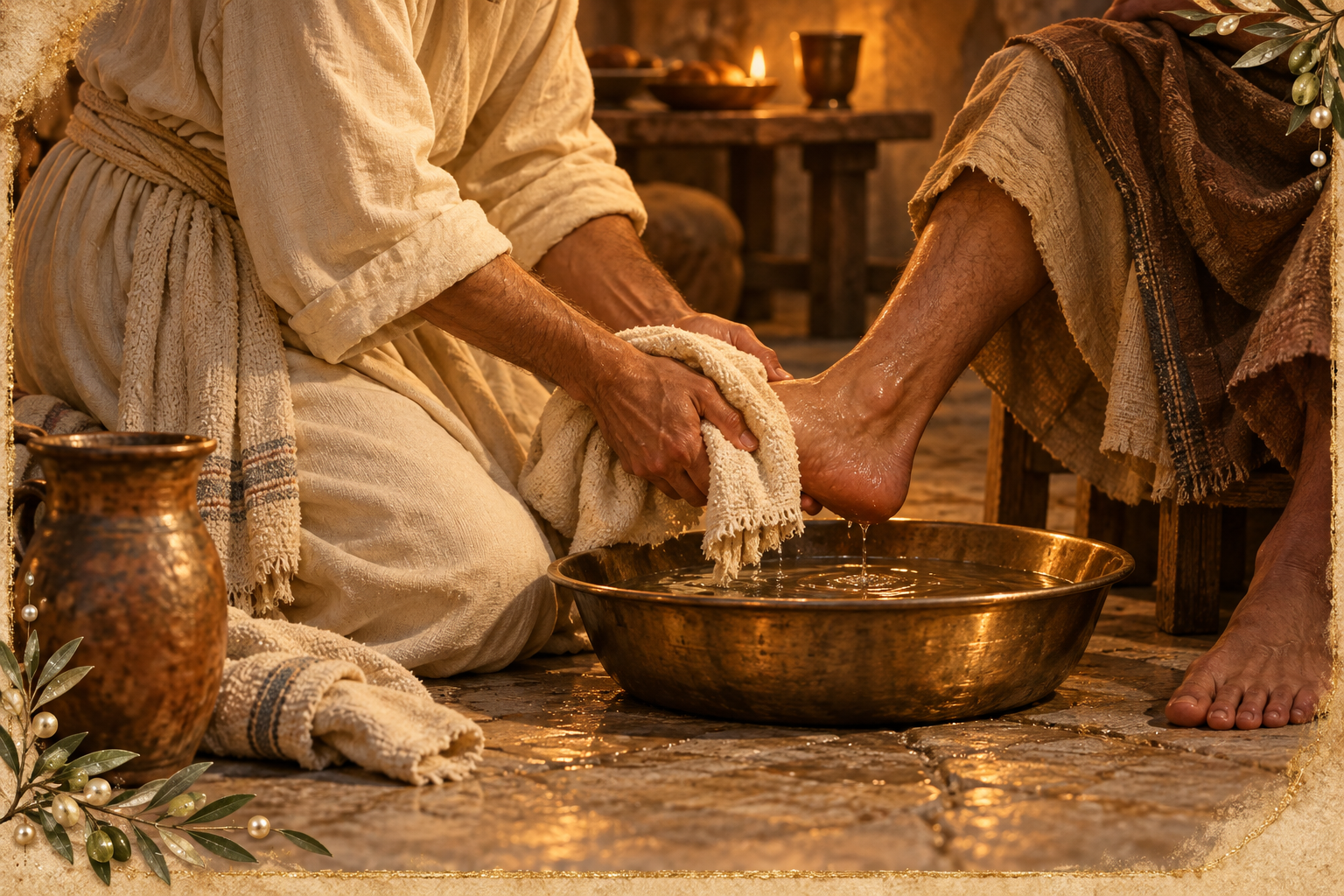 The Towel and the Basin